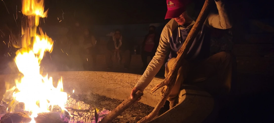 seth by the fire
