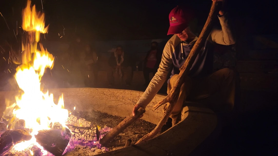 seth by the fire